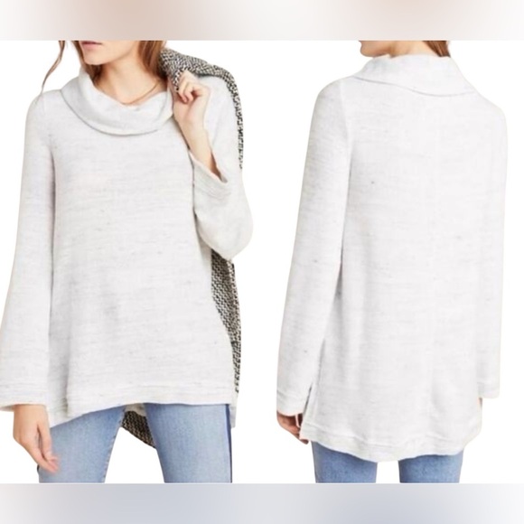 Anthropologie Maeve Risa Hacci Cowl Neck Blouse Size Small - Picture 1 of 10